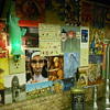 Collect postcards and make a backsplash