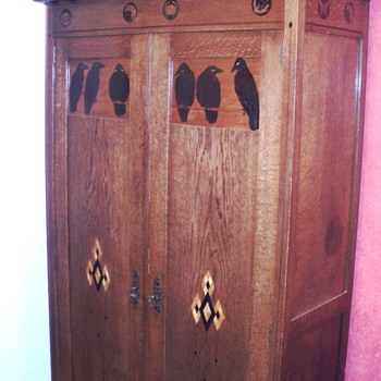 Cupboard by Napoleon Le Grand 1910 Amsterdam - Art Deco