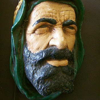 Vintage Wall Plaques and odd group of Men :-)  - Art Pottery