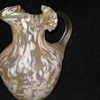  Stunning Victorian End of Day Glass Water Pitcher.
