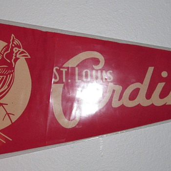 Vintage Cardinal Pennant from 1950?? - Baseball