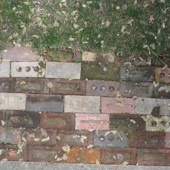 Bricks from a different place, bricks from a different time.