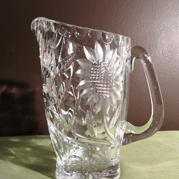 Perfect Condition American Brilliant Cut Crystal Pitcher - Glassware