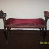 Velvet bench