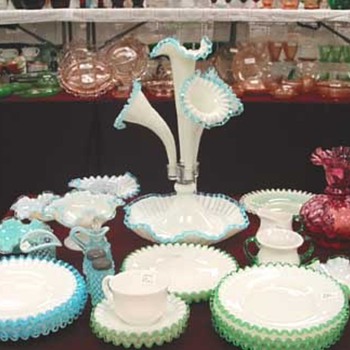 Fenton Crest Items at the Nashville Glass Show, July17-18, 2010 - Glassware