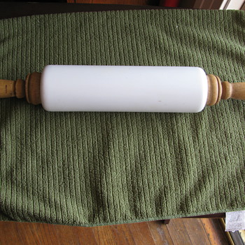 1927 Imperial Milk Glass Rolling Pin - Kitchen