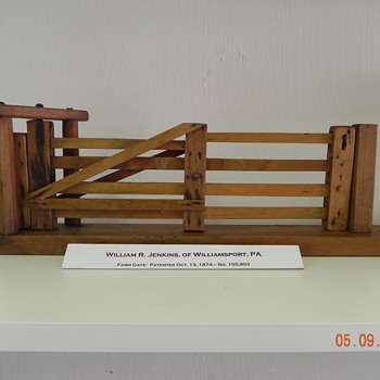 19th century patent models - Advertising