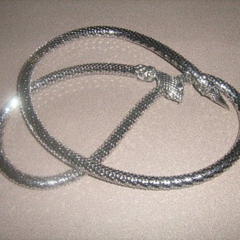 Whiting and Davis Snake Belt/Necklace - Accessories