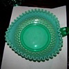 Fenton Hobnail Heart Shaped Handled bowl