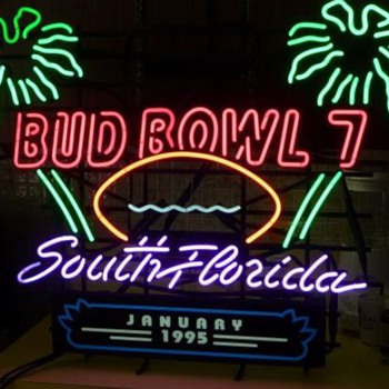 Bud Bowl neons - Signs