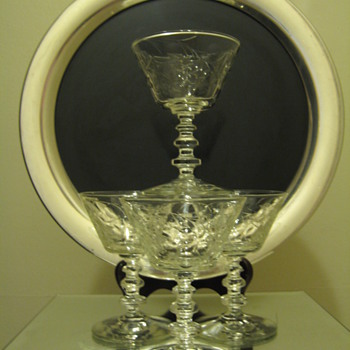 C.1920S-1950S GLASSES (SET OF 4) WHO MADE THESE? - Art Deco