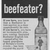1955 Beefeater Gin Advertisement