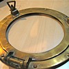 Brass porthole.