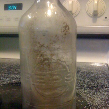 Antique Pepsi-Cola Glass Bottle - Bottles
