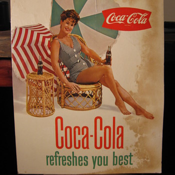  Coca-Cola Cardboard Signs