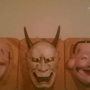 Japanese Masks from my grandfather