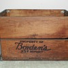 Borden's Wood Milk Crates