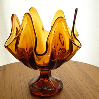 Amber flame art glass - Art Glass