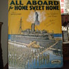 Sheet Music Cover...All Aboard For Home Sweet Home...Sign By One Of The Prolific Starmer Brothers
