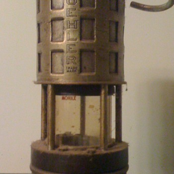 Vintage Koehler 209 permissible Miners Safety Lamp - Lamps