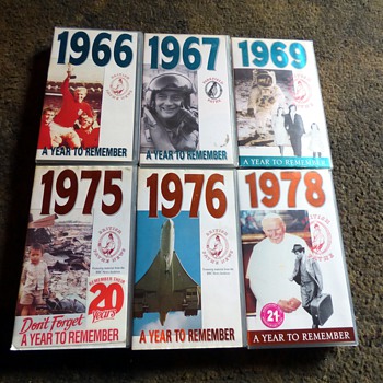 1966-78, years to remember-vhs video cassettes. - Electronics