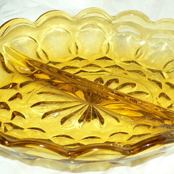 Mystery depression glass pattern
