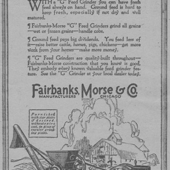 1919 - Fairbanks & Morse Advertisement