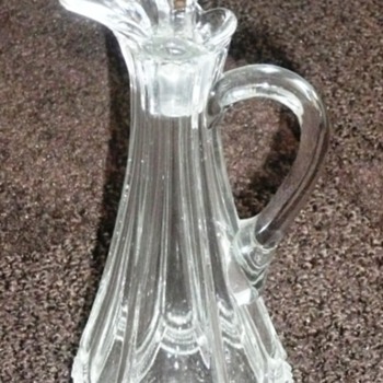 My Beautiful Vintage Clear Glass Cruet - Bottles