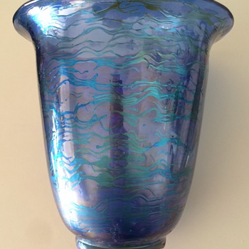 Deco Loetz Vase in an Unusual Color - Art Glass