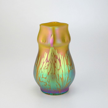 Loetz Medici Metallic Yellow circa 1902 - Art Glass