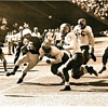 Football pictures from the old days.