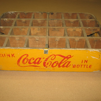 1948 Coca-Cola Wooden Case - Coca-Cola
