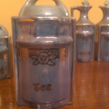 Vintage Miniature Canister Set  - Kitchen