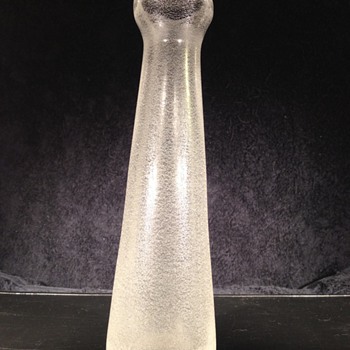 Late period Schneider vase - Art Glass