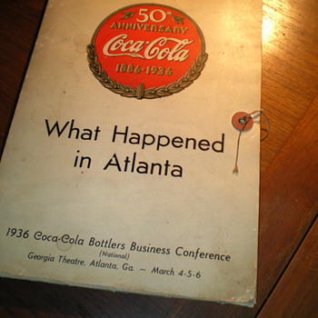 1936/1940 Coca-Cola Bottlers Convention Materials