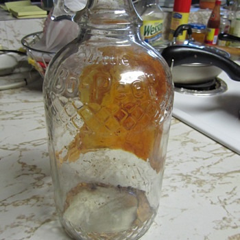Little Bo-Peep  Embossed Glass Jug - Bottles