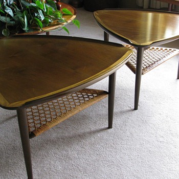 Danish Modern Poul Jensen Occasional Tables for Selig