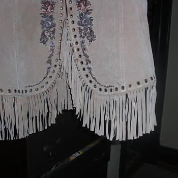 1970's suede leather vest - Womens Clothing