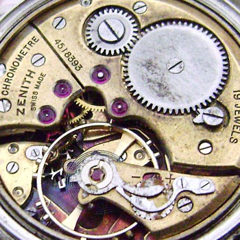 Rare Zenith Chronometer Caliber 135 circa 1949 steel watch