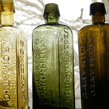 Udolpho Wolfe's Aromatic Schnapp's - Bottles