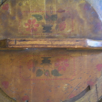 Round Wooden Storage Box