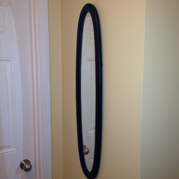 antique oval mirror