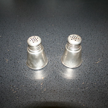 International Sterling Silver Salt and Pepper Shakers - Sterling Silver