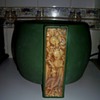 Early Roseville Matte Green Or Chloron Jardiniere