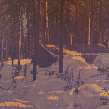 An old winter scene - Photographs