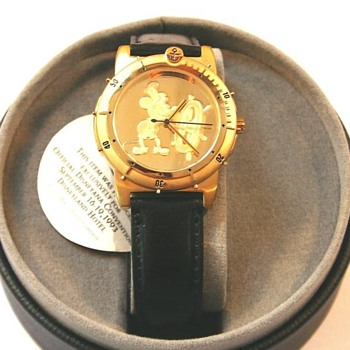 1993  gold plated Mickey - Wristwatches