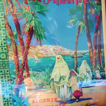 Algeria Tunisia, 1890-1910? Travel French Poster, Need Help! - Posters and Prints