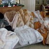 (7) REAL FOX FUR COATS FROM 80'S   