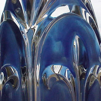 Unknown Art Nouveau Glass Vase (Argentor Silver Company)