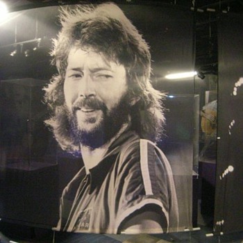   Eric Clapton silkscreen #2 - 11 feet wide x 9 feet tall  - Music